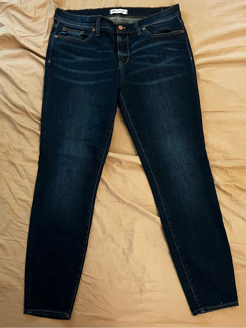Madewell Dark Blue Skinny Jeans